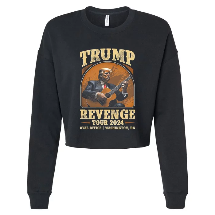 Trump Revenge 2024 Cropped Pullover Crew