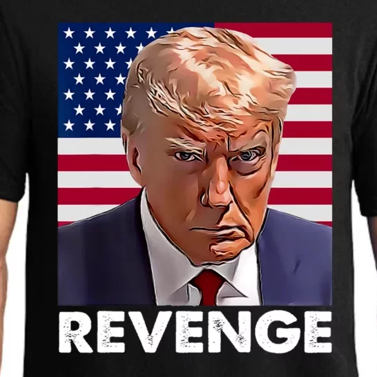 Trump Revenge 2024 Flag Usa Presidential Pajama Set