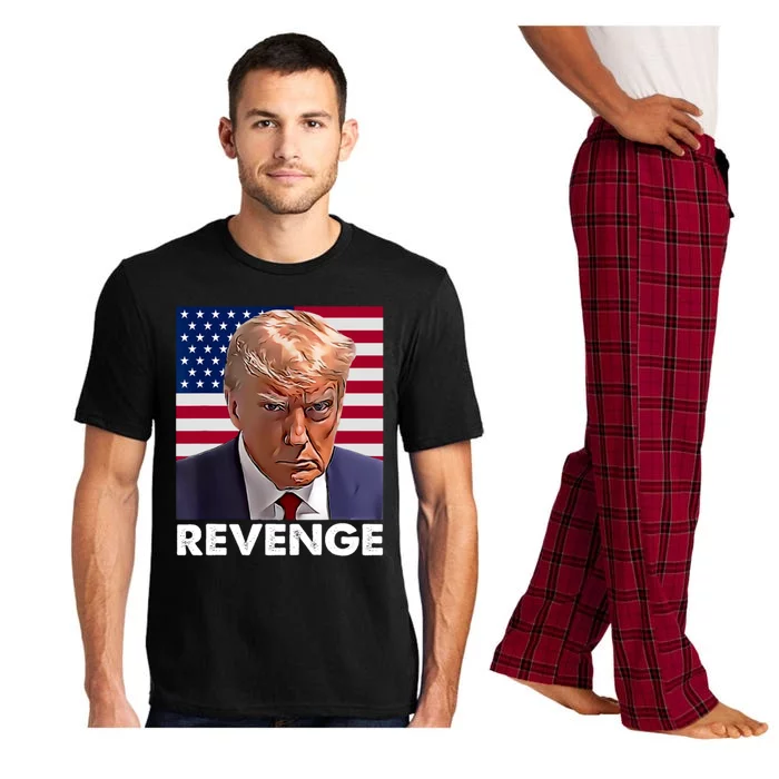 Trump Revenge 2024 Flag Usa Presidential Pajama Set