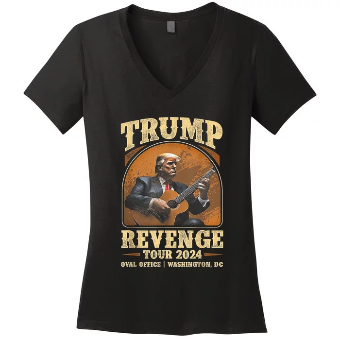 Trump Revenge 2024 Women's V-Neck T-Shirt