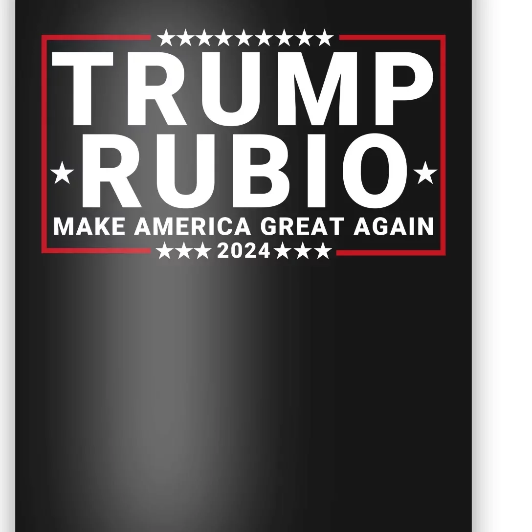 Trump Rubio 2024 Make America Great Again Poster