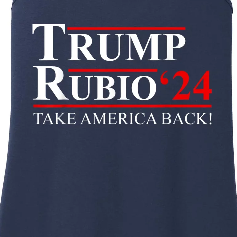 Trump Rubio 2024 Vice President Trump Vp Trump 2024 Election Ladies Essential Tank