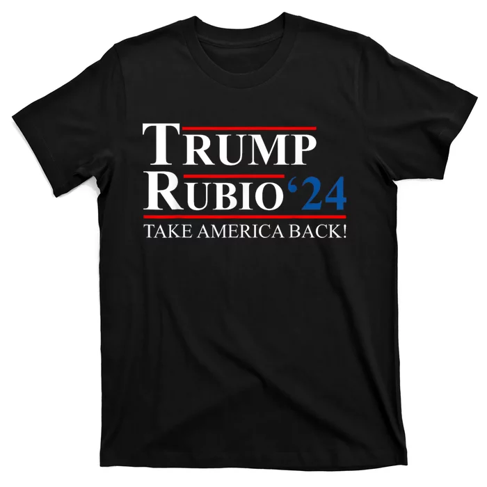 Trump Rubio 2024 Take America Back Vice President Election T-Shirt