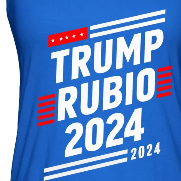 Trump Rubio 2024 Election Donald Trump Rubio 2024 Gift Ladies Essential Flowy Tank