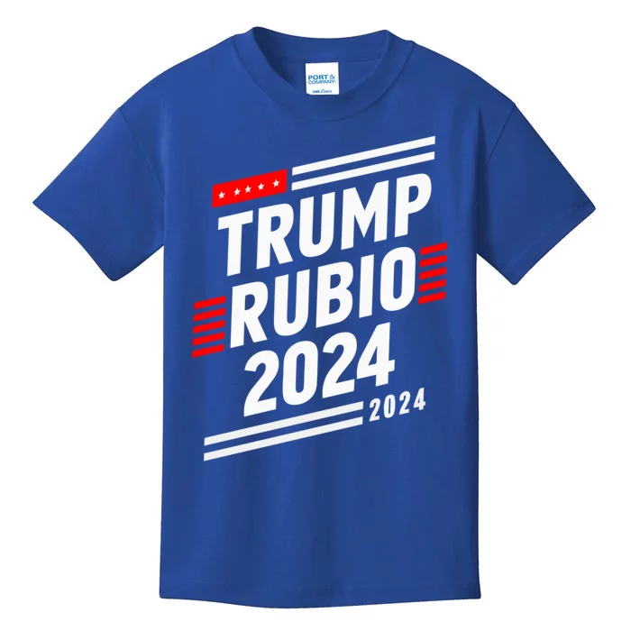 Trump Rubio 2024 Election Donald Trump Rubio 2024 Gift Kids T-Shirt