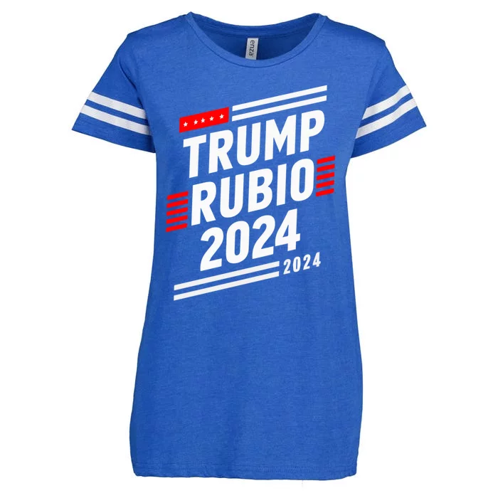 Trump Rubio 2024 Election Donald Trump Rubio 2024 Gift Enza Ladies Jersey Football T-Shirt