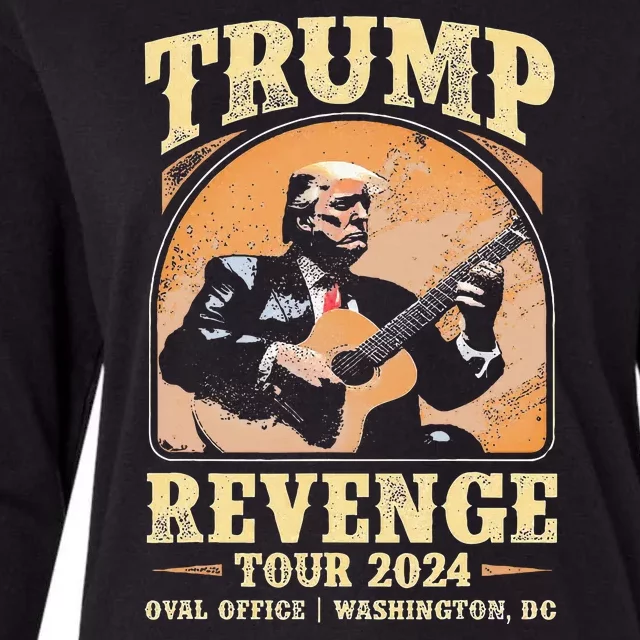 Trump Revenge 2024 Womens Cotton Relaxed Long Sleeve T-Shirt