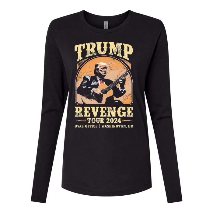 Trump Revenge 2024 Womens Cotton Relaxed Long Sleeve T-Shirt