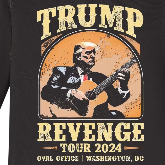 Trump Revenge 2024 Baby Long Sleeve Bodysuit