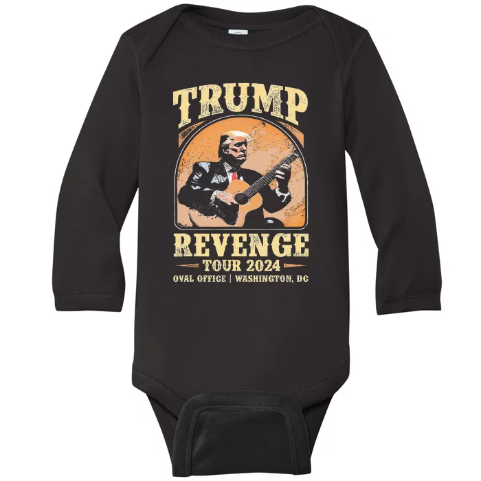 Trump Revenge 2024 Baby Long Sleeve Bodysuit