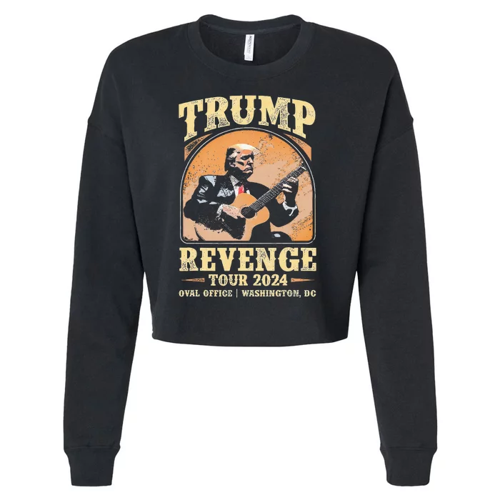 Trump Revenge 2024 Cropped Pullover Crew