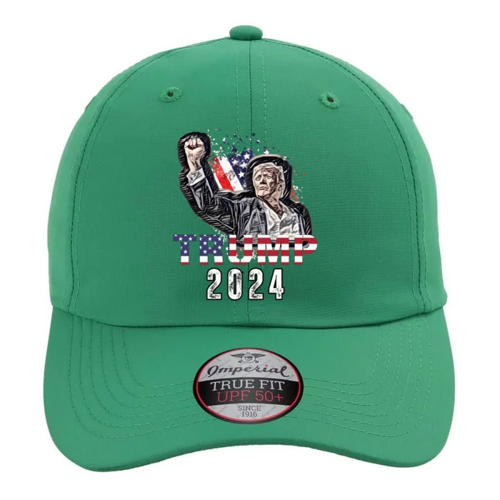 Trump Rally 2024 Trump Voting America Sketch Patriotic The Original Performance Cap