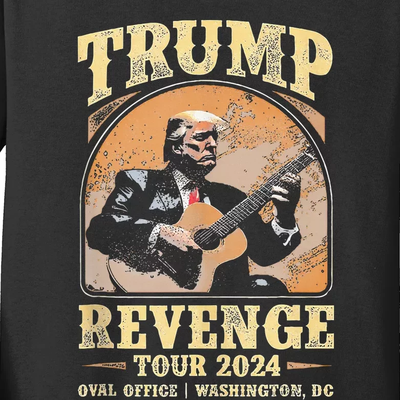 Trump Revenge 2024 Kids Long Sleeve Shirt