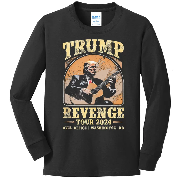 Trump Revenge 2024 Kids Long Sleeve Shirt