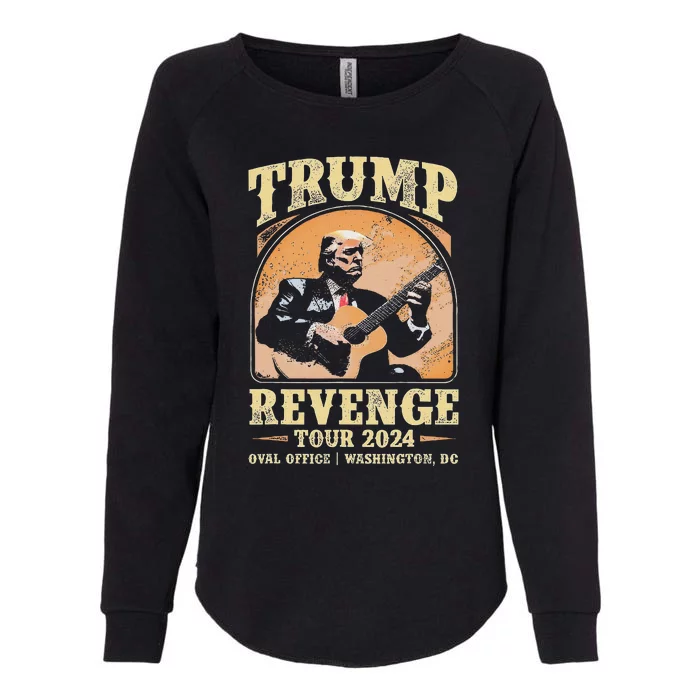 Trump Revenge 2024 Political Statement Womens California Wash Sweatshirt