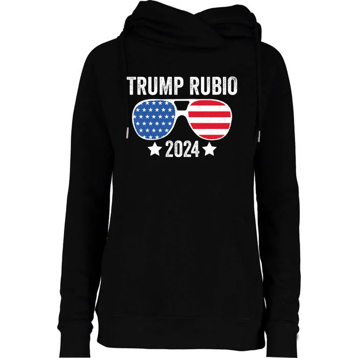 Trump Rubio 2024 Trump 2024 Womens Funnel Neck Pullover Hood