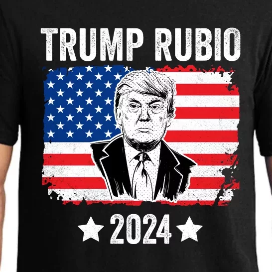 Trump Rubio 2024 Trump 2024 Pajama Set