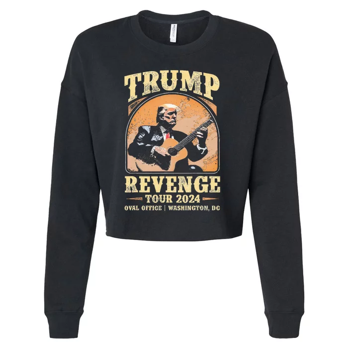 Trump Revenge 2024 Cropped Pullover Crew