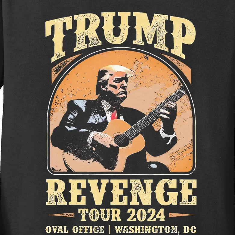 Trump Revenge 2024 Kids Long Sleeve Shirt