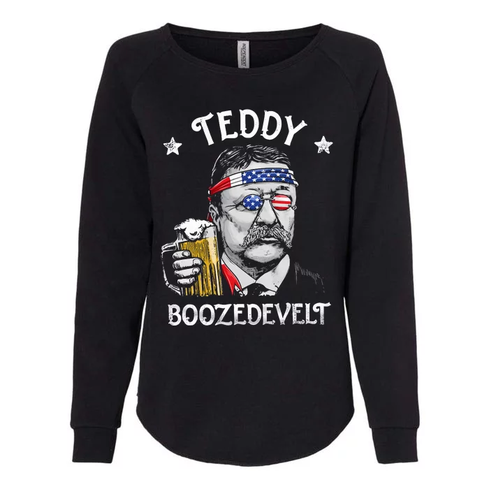 Theodore Roosevelt 4th Of July Womens California Wash Sweatshirt