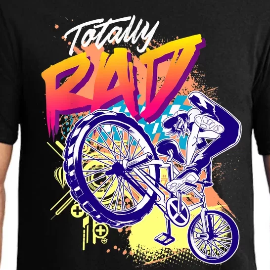 Totally Rad 80s BMX Bike Boy Girl Pajama Set