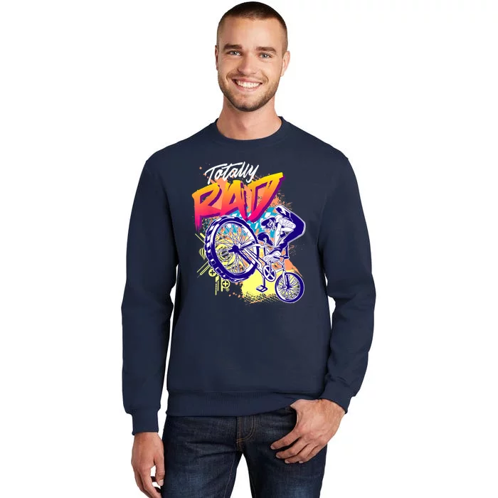 Totally Rad 80s BMX Bike Boy Girl Sweatshirt