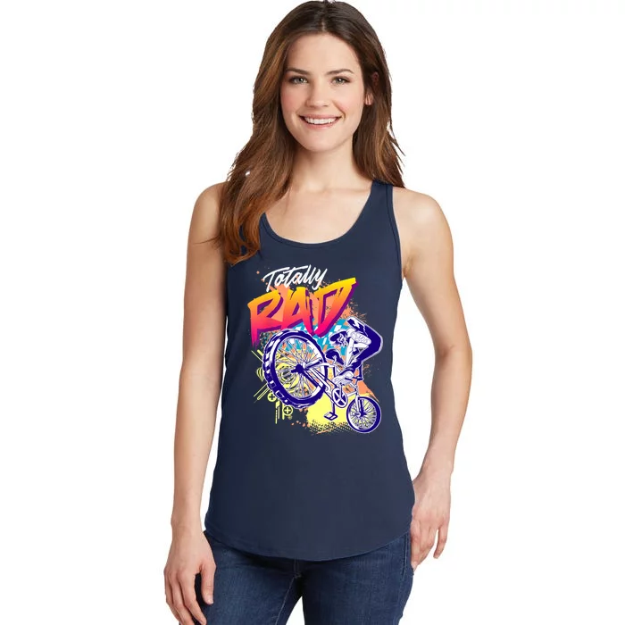 Totally Rad 80s BMX Bike Boy Girl Ladies Essential Tank