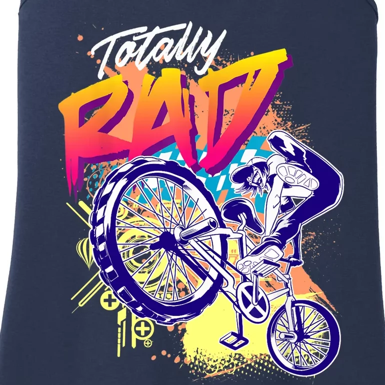 Totally Rad 80s BMX Bike Boy Girl Ladies Essential Tank