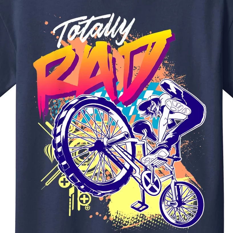 Totally Rad 80s BMX Bike Boy Girl Kids T-Shirt