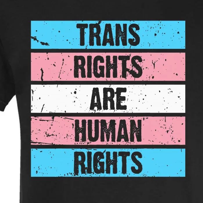 Tran Rights Are Human Rights Lgbt Flag Gay Garment-Dyed Heavyweight T-Shirt