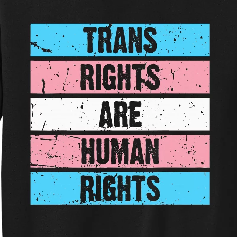 Tran Rights Are Human Rights Lgbt Flag Gay Sweatshirt