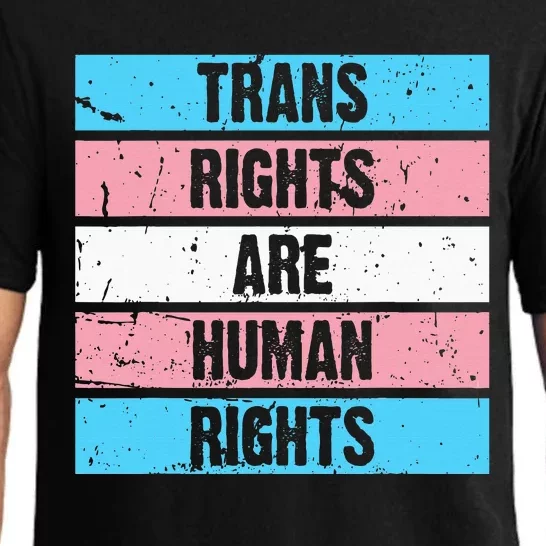 Tran Rights Are Human Rights Lgbt Flag Gay Pajama Set