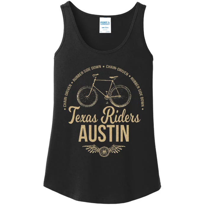 Texas Riders Austin Bicycle Cycling Ladies Essential Tank