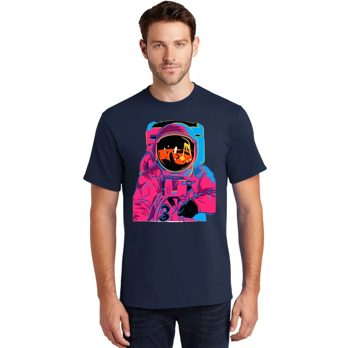 Trippy Rainbow Astronaut Tall T-Shirt