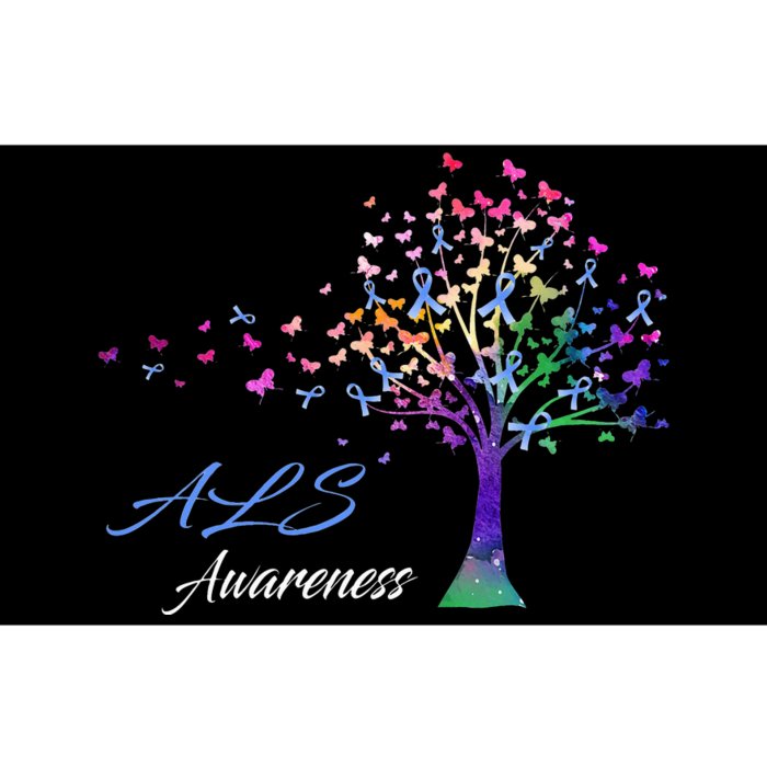 Tree Ribbon ALS Awareness Bumper Sticker