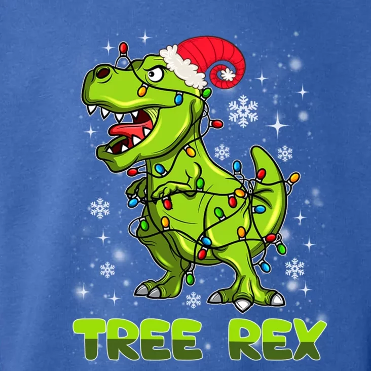 Tree Rex Animal Pun Funny Dinosaur Christmas Pajama Great Gift Toddler Hoodie