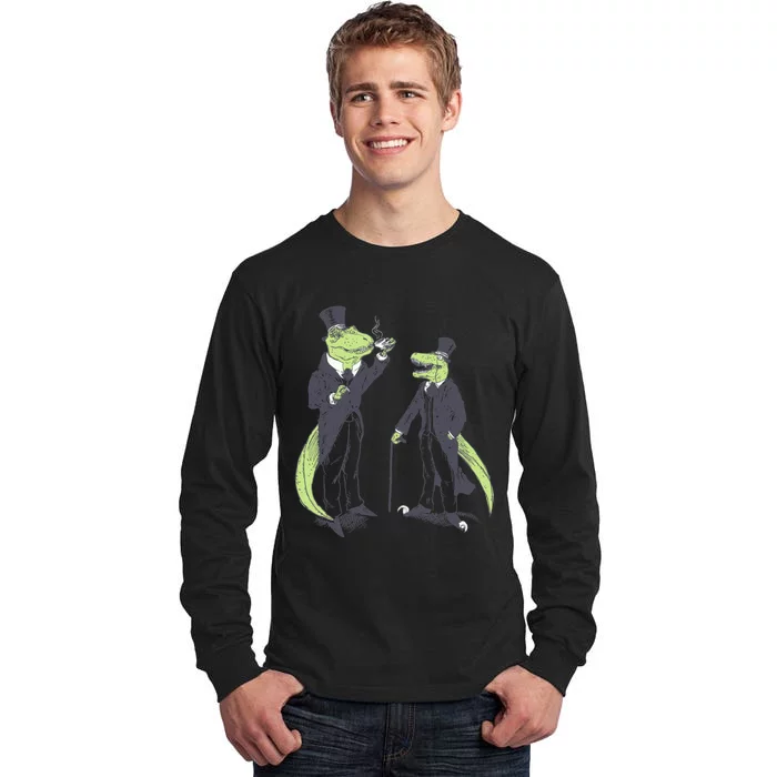 Tea Rex And Velo Sir Raptor Tall Long Sleeve T-Shirt