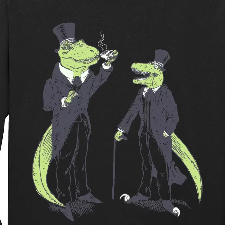 Tea Rex And Velo Sir Raptor Tall Long Sleeve T-Shirt