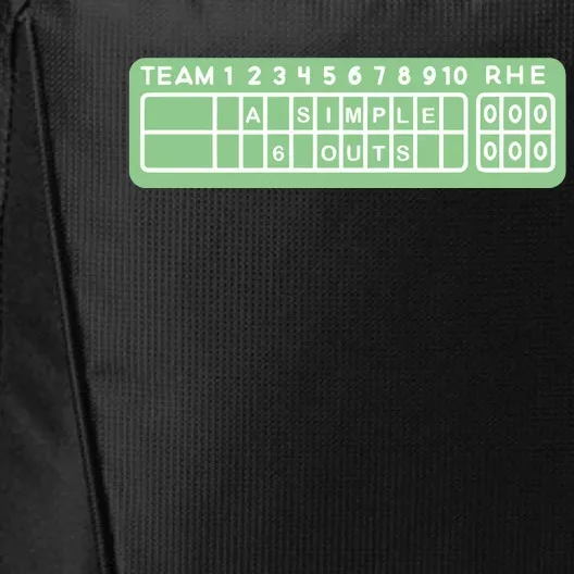 Team Rhe A Simple 6 Out City Backpack