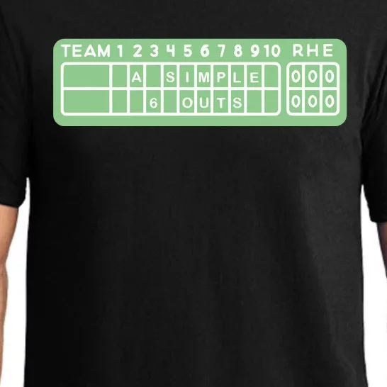 Team Rhe A Simple 6 Out Pajama Set