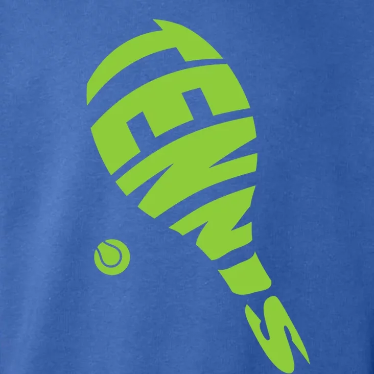 Tennis Racket And Tennis Ball Tennis Graphic Gift Toddler Hoodie