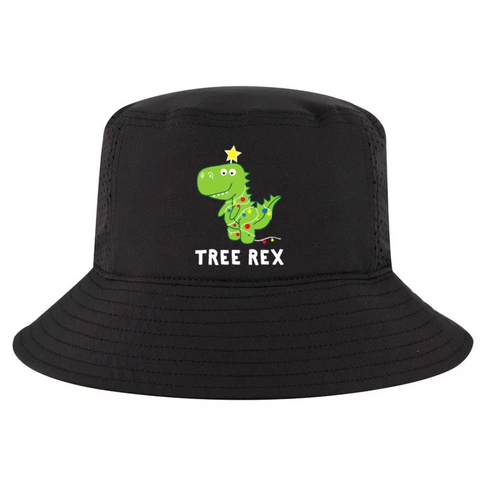 Tree Rex. Animal Pun Funny Dinosaur Christmas Pajama Gift Cool Comfort Performance Bucket Hat