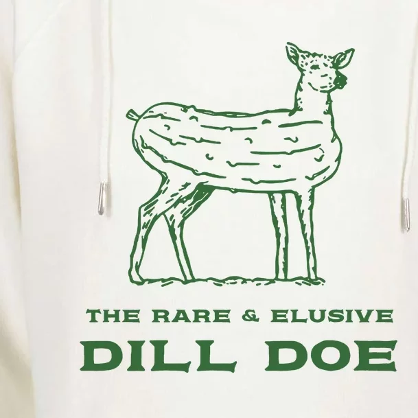 The Rare And Elusive Dill Doe Womens Funnel Neck Pullover Hood