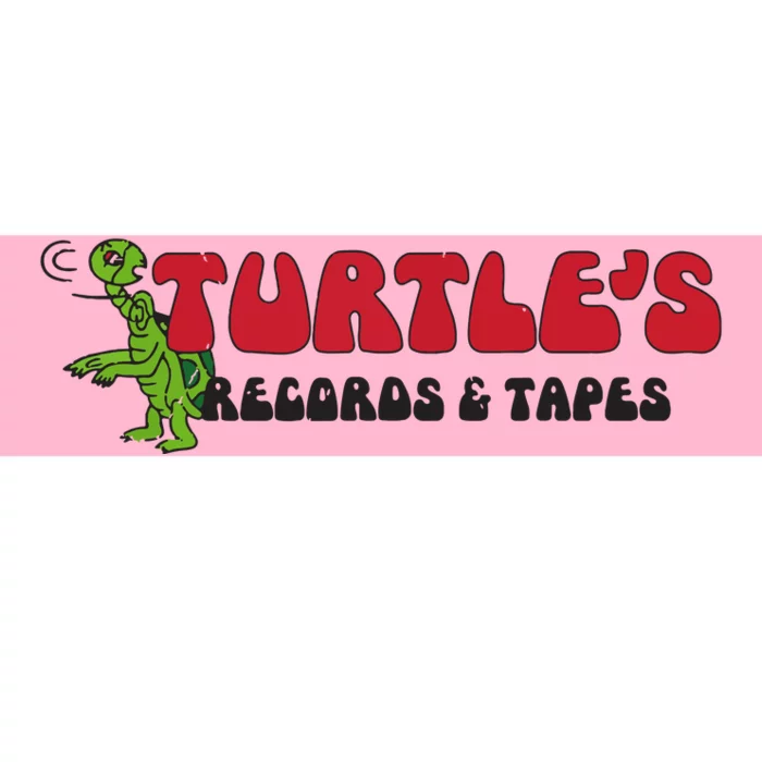 Turtles Records And Tapes Bumper Sticker