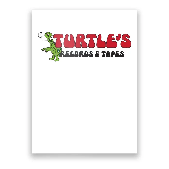 Turtles Records And Tapes Poster