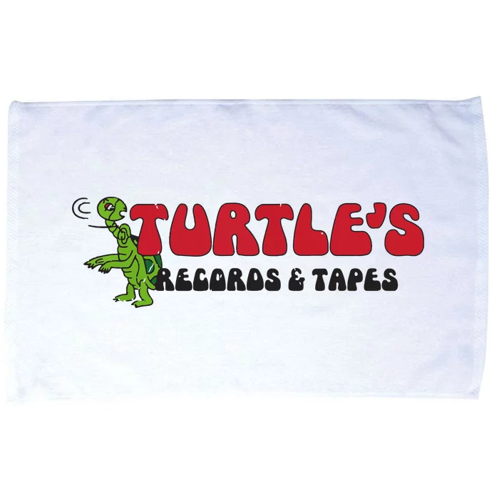 Turtles Records And Tapes Microfiber Hand Towel