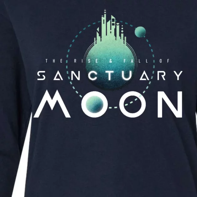 The Rise And Fall Of Sanctuary Moon Womens Cotton Relaxed Long Sleeve T-Shirt