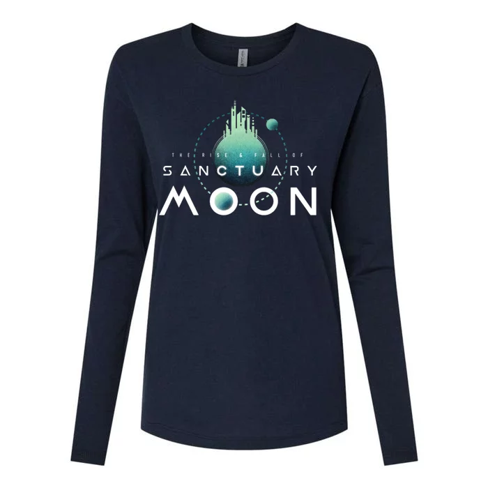 The Rise And Fall Of Sanctuary Moon Womens Cotton Relaxed Long Sleeve T-Shirt