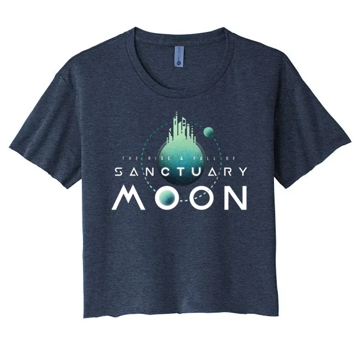 The Rise And Fall Of Sanctuary Moon Women's Crop Top Tee