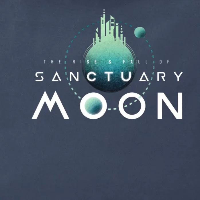 The Rise And Fall Of Sanctuary Moon Zip Tote Bag